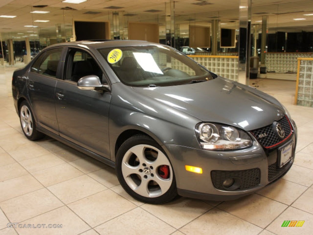 2008 GLI Sedan - Platinum Gray Metallic / Interlagos Plaid Cloth photo #1