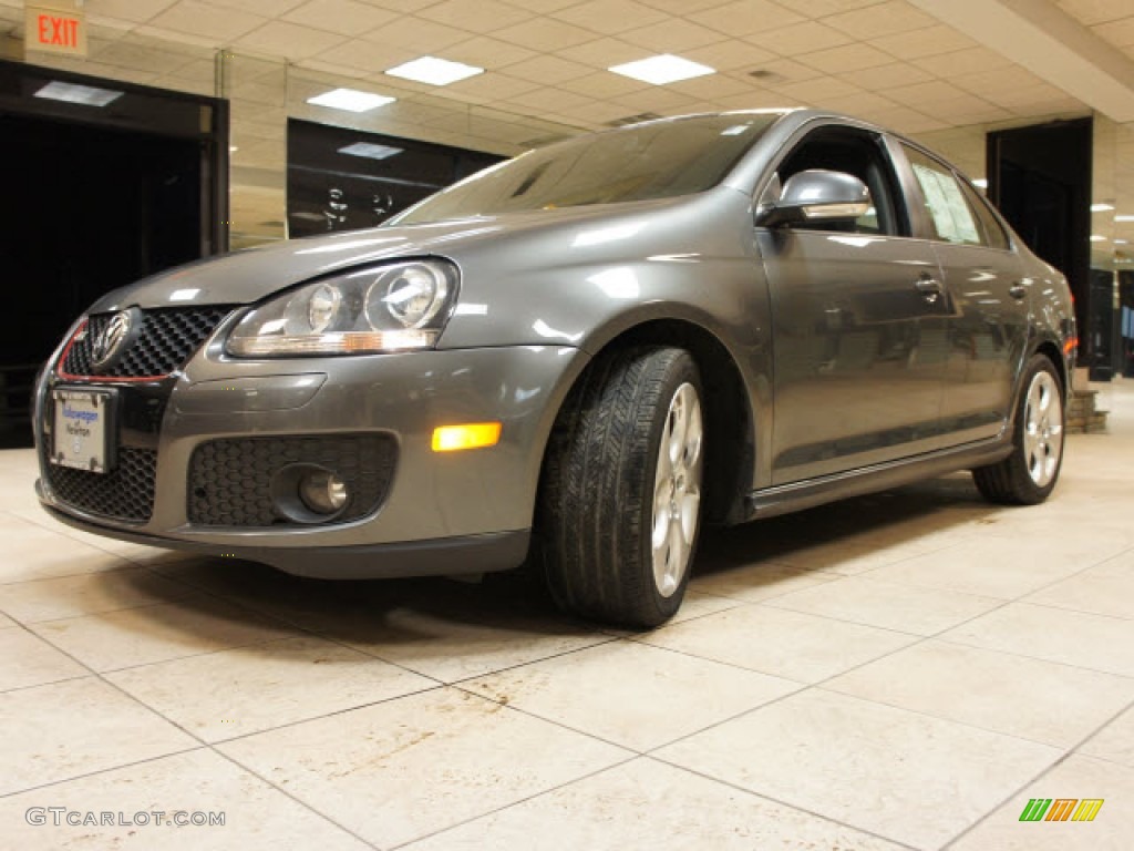 2008 GLI Sedan - Platinum Gray Metallic / Interlagos Plaid Cloth photo #12