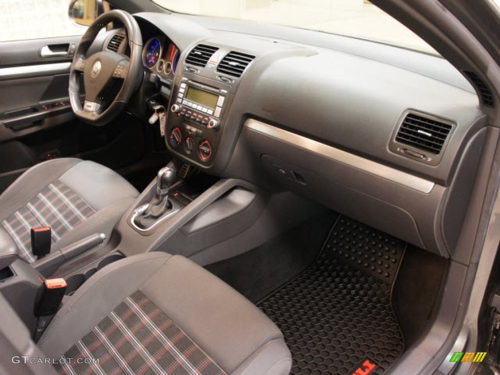 2008 Volkswagen GLI Sedan Interlagos Plaid Cloth Dashboard Photo #56138159