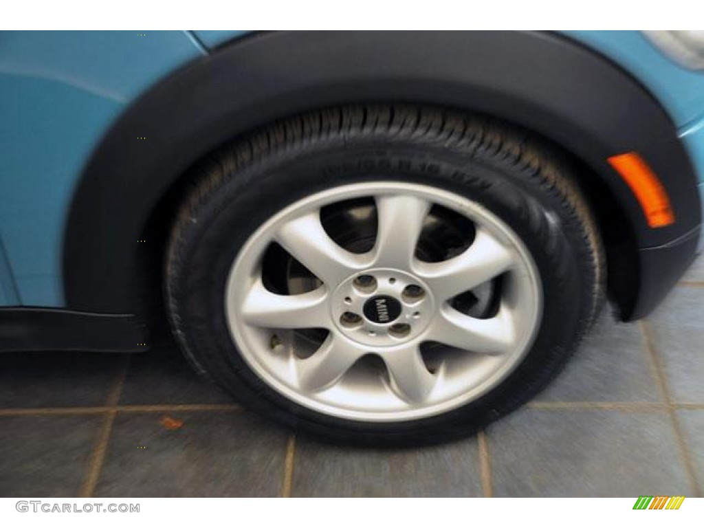 2008 Cooper Hardtop - Oxygen Blue / Lounge Carbon Black photo #14