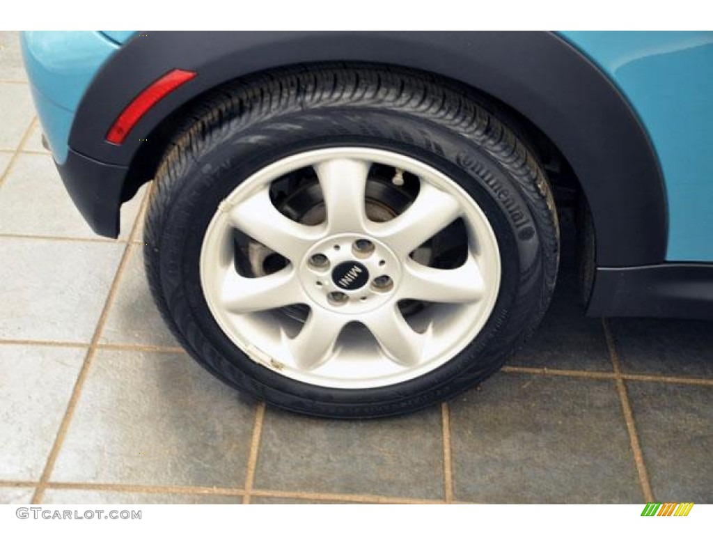 2008 Cooper Hardtop - Oxygen Blue / Lounge Carbon Black photo #15