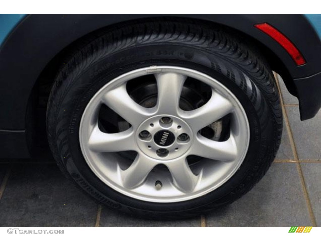 2008 Cooper Hardtop - Oxygen Blue / Lounge Carbon Black photo #16