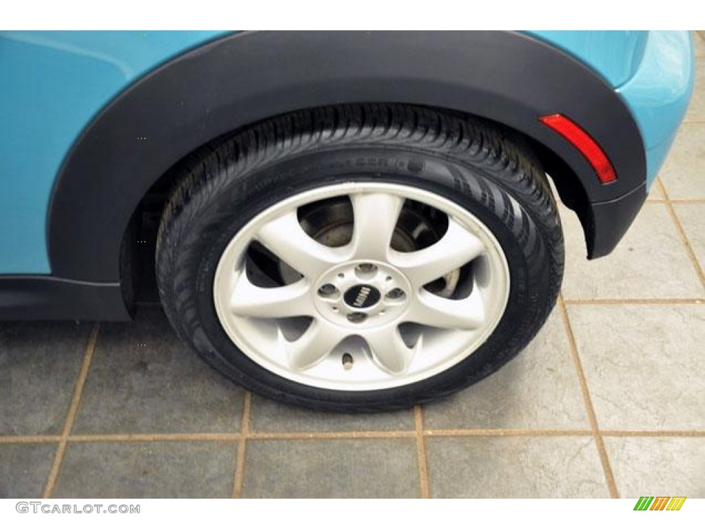 2008 Cooper Hardtop - Oxygen Blue / Lounge Carbon Black photo #17