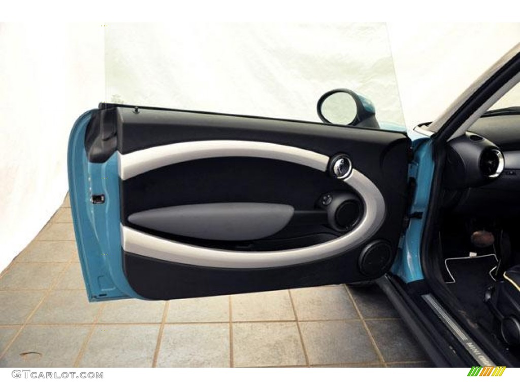 2008 Cooper Hardtop - Oxygen Blue / Lounge Carbon Black photo #21