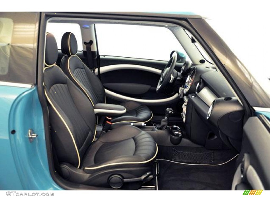 2008 Cooper Hardtop - Oxygen Blue / Lounge Carbon Black photo #27