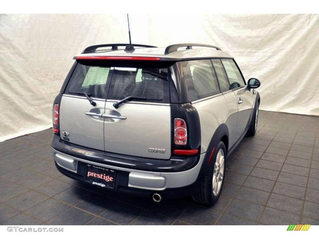 2011 Cooper Clubman - Pure Silver Metallic / Carbon Black Lounge Leather photo #2