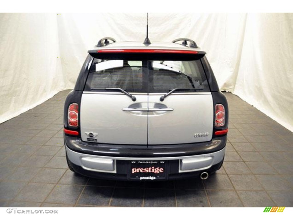 2011 Cooper Clubman - Pure Silver Metallic / Carbon Black Lounge Leather photo #4
