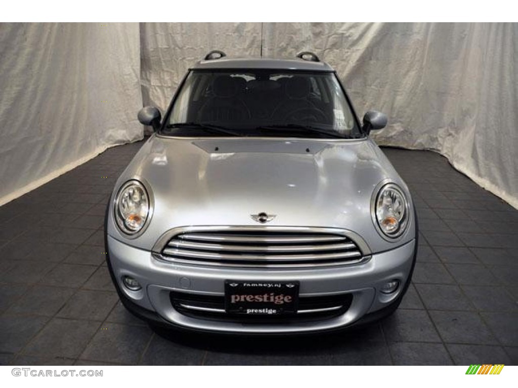 2011 Cooper Clubman - Pure Silver Metallic / Carbon Black Lounge Leather photo #11