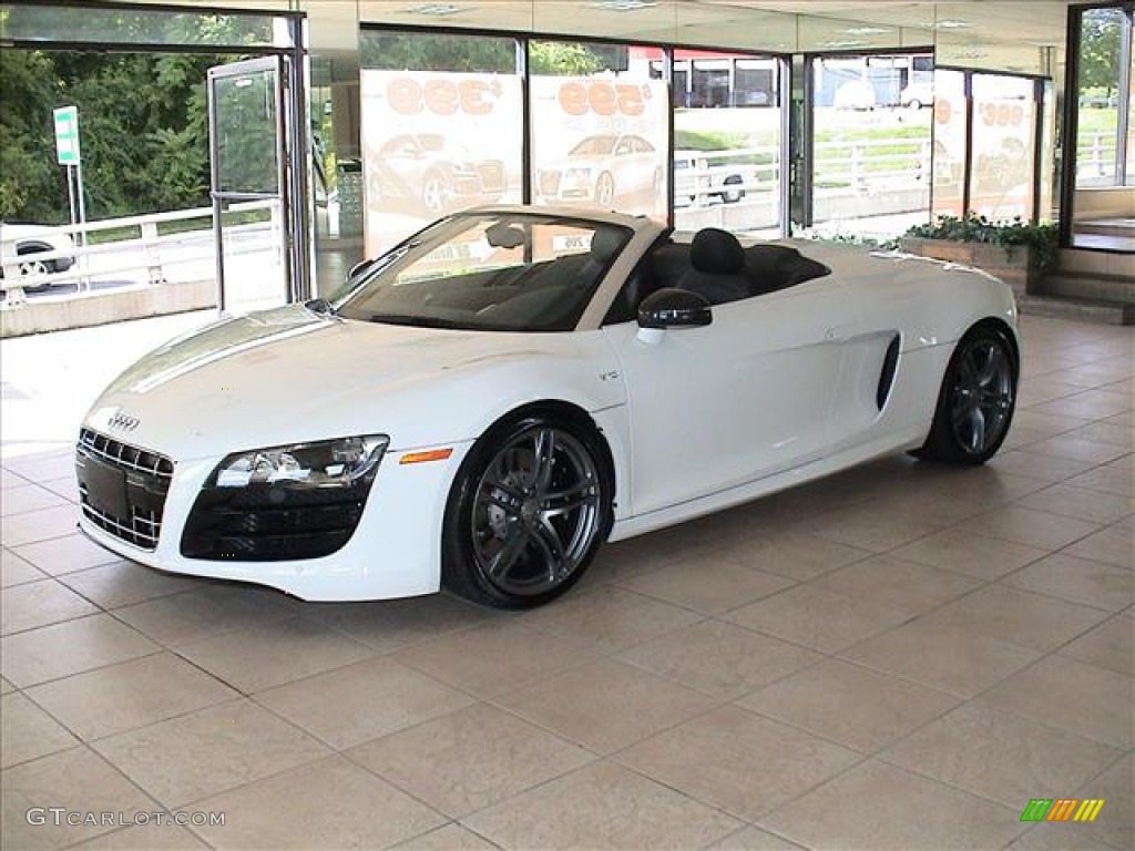 Ibis White 2012 Audi R8 Spyder 5.2 FSI quattro Exterior Photo #56138938