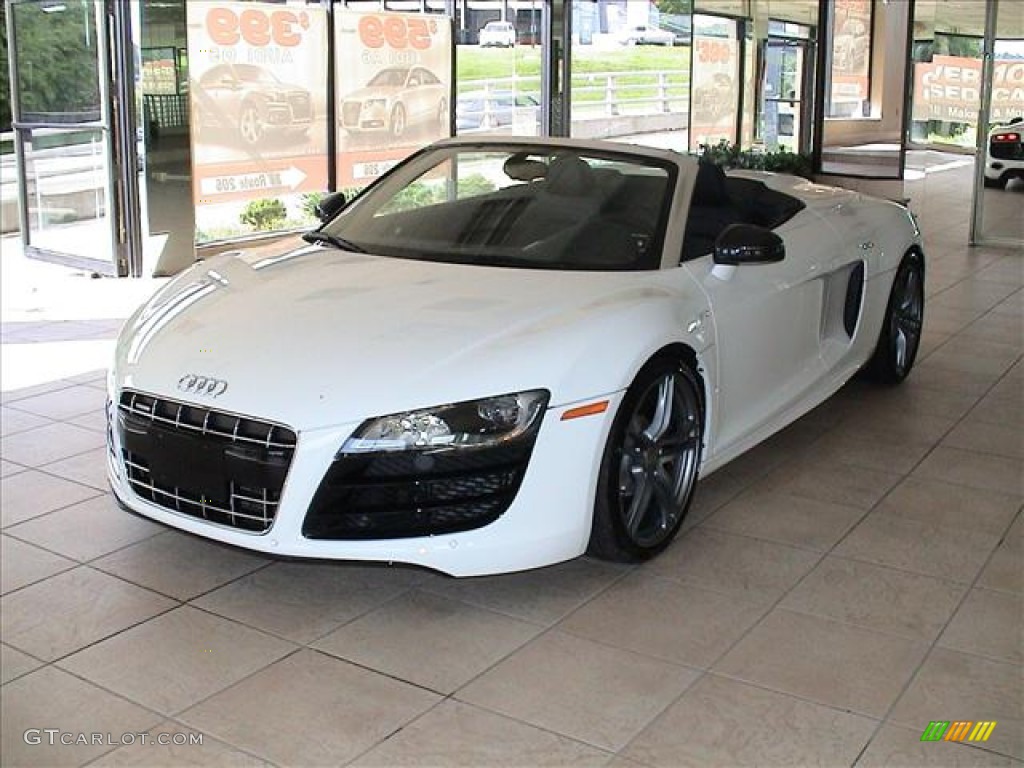 Ibis White 2012 Audi R8 Spyder 5.2 FSI quattro Exterior Photo #56138947