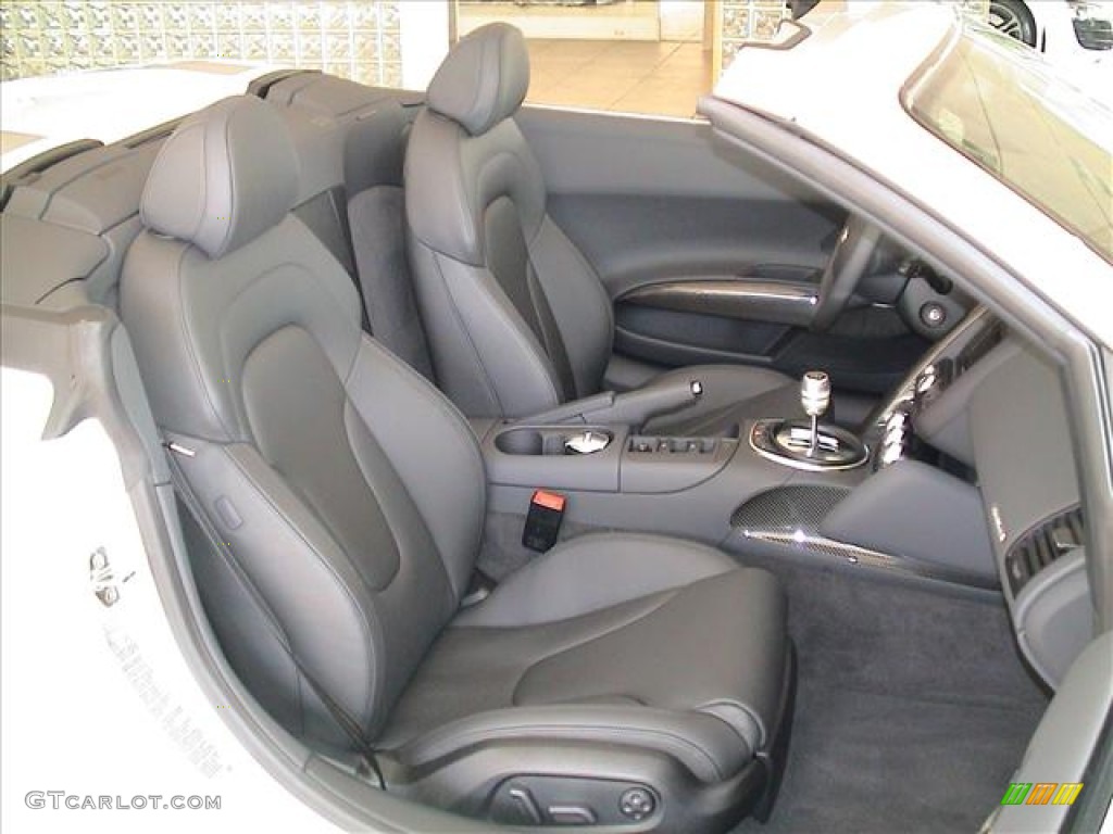 Black Interior 2012 Audi R8 Spyder 5.2 FSI quattro Photo #56138990