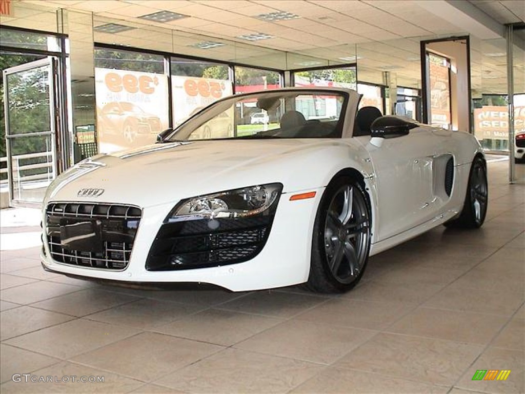 Ibis White 2012 Audi R8 Spyder 5.2 FSI quattro Exterior Photo #56139101