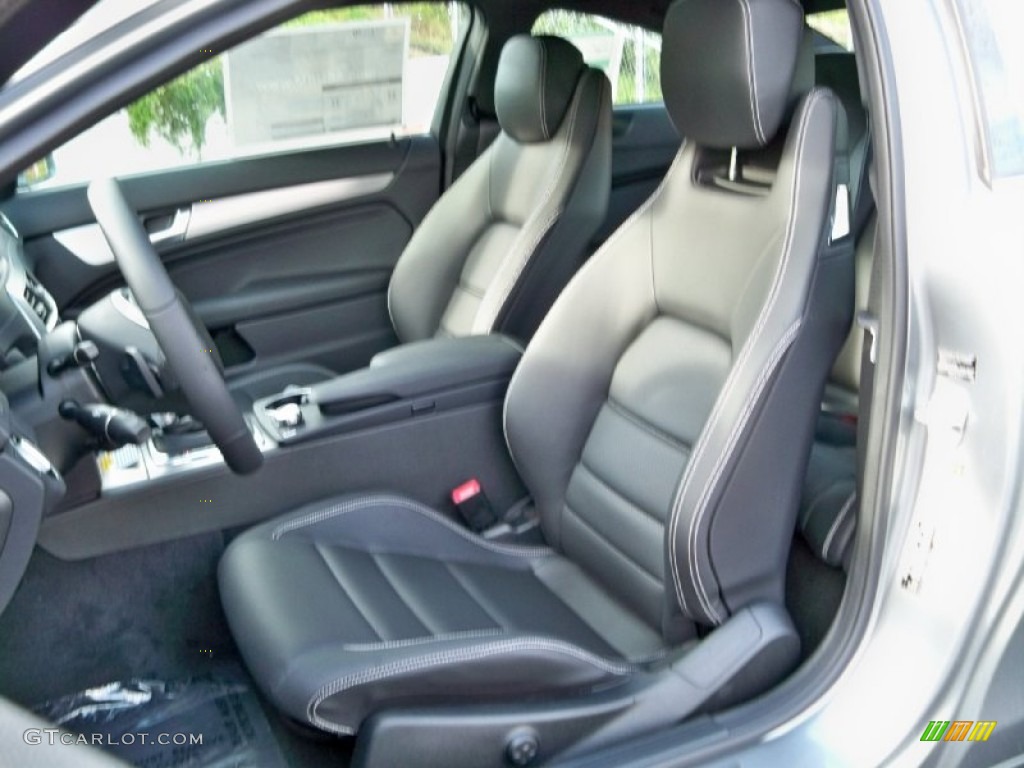 Black Interior 2012 Mercedes-Benz C 250 Coupe Photo #56139242