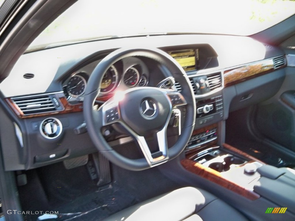 2012 Mercedes-Benz E 350 Sedan Black Dashboard Photo #56140091
