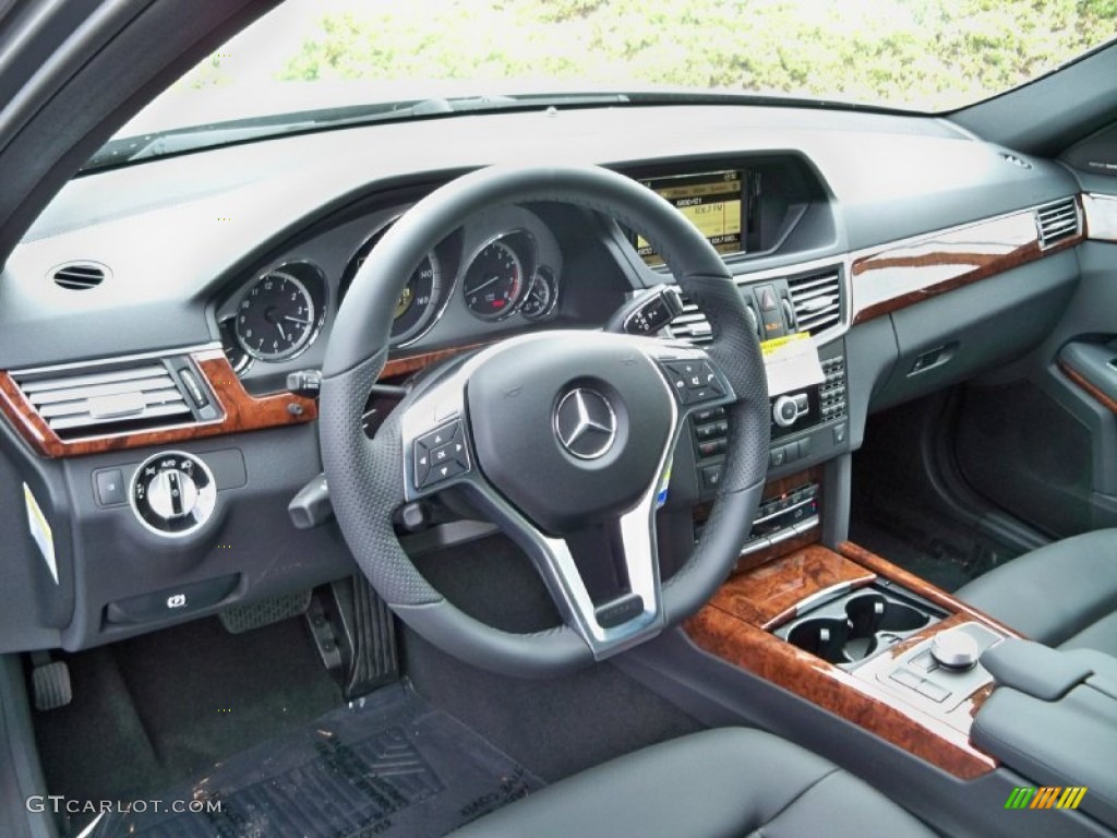 2012 Mercedes-Benz E 350 Sedan Black Dashboard Photo #56140298