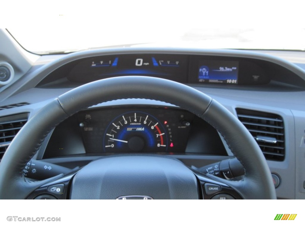 2012 Honda Civic Hybrid-L Sedan Gauges Photo #56140529