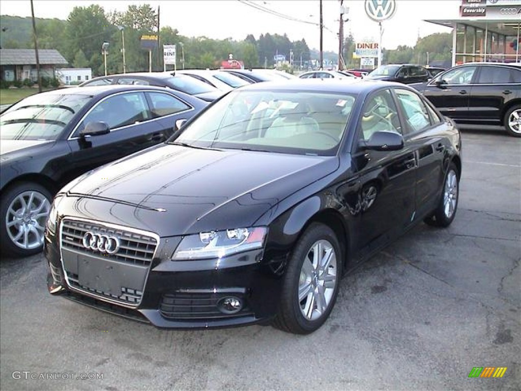 Phantom Black Pearl Effect 2012 Audi A4 2.0T quattro Sedan Exterior Photo #56140773