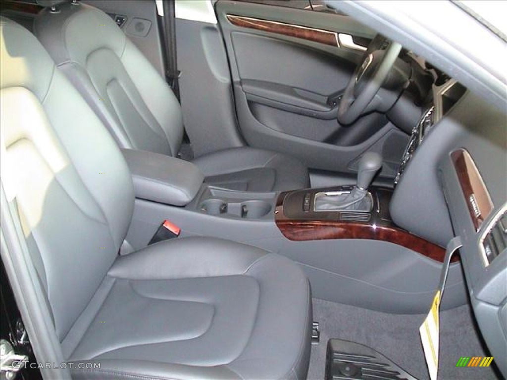 Black Interior 2012 Audi A4 2.0T quattro Sedan Photo #56140868
