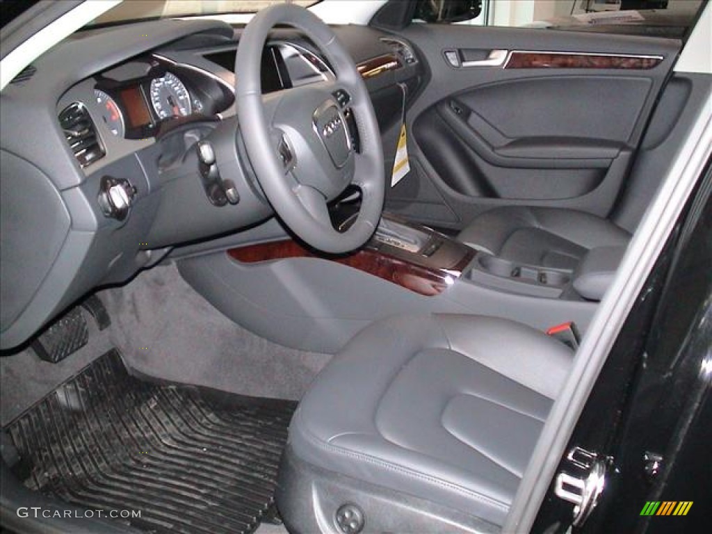Black Interior 2012 Audi A4 2.0T quattro Sedan Photo #56140967