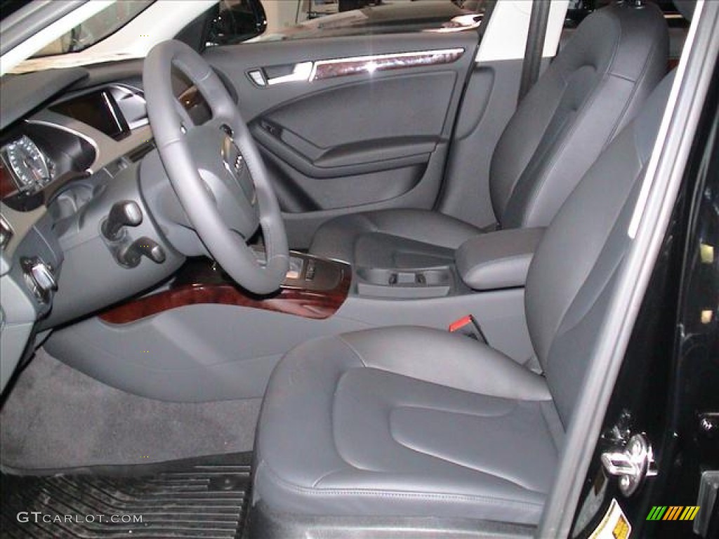 Black Interior 2012 Audi A4 2.0T quattro Sedan Photo #56140976