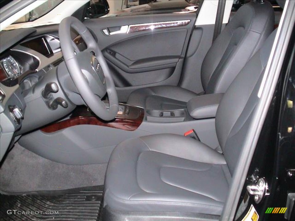 Black Interior 2012 Audi A4 2.0T quattro Sedan Photo #56140976
