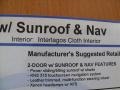 2011 Volkswagen GTI 2 Door Window Sticker