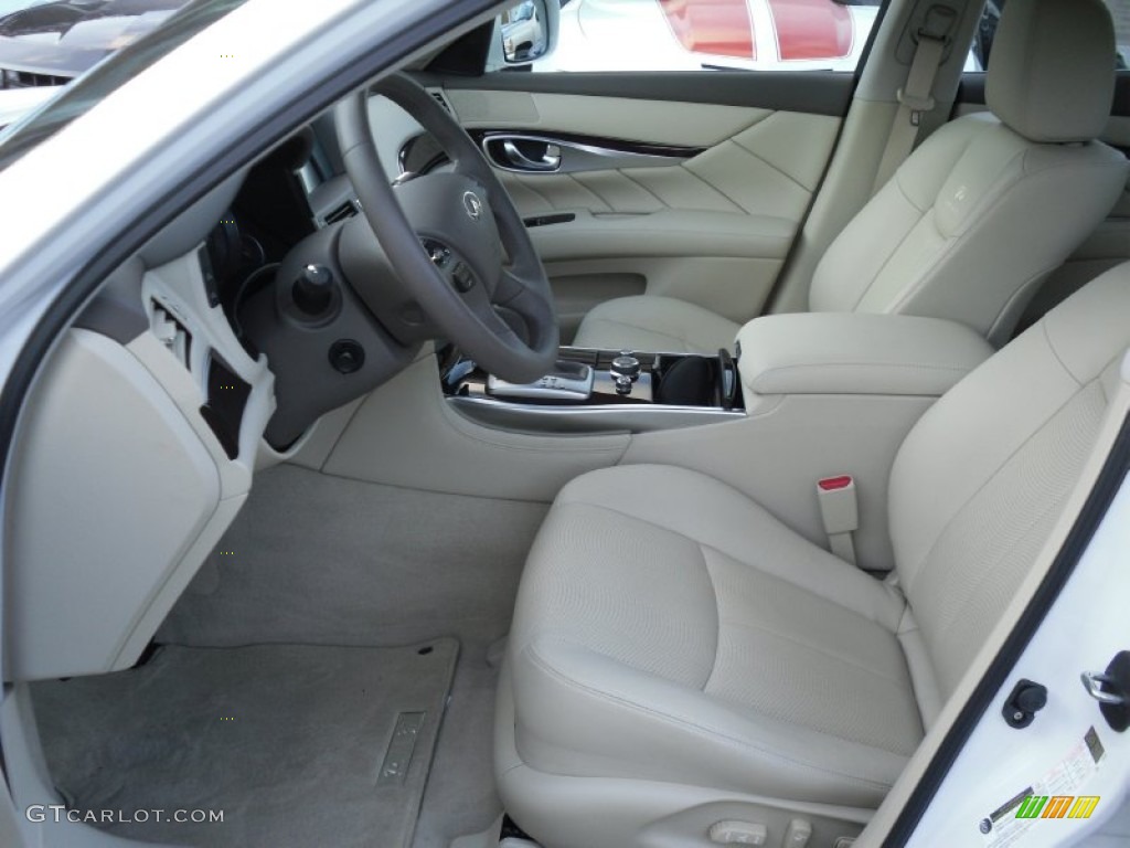 Wheat Interior 2012 Infiniti M 37x AWD Sedan Photo #56143259