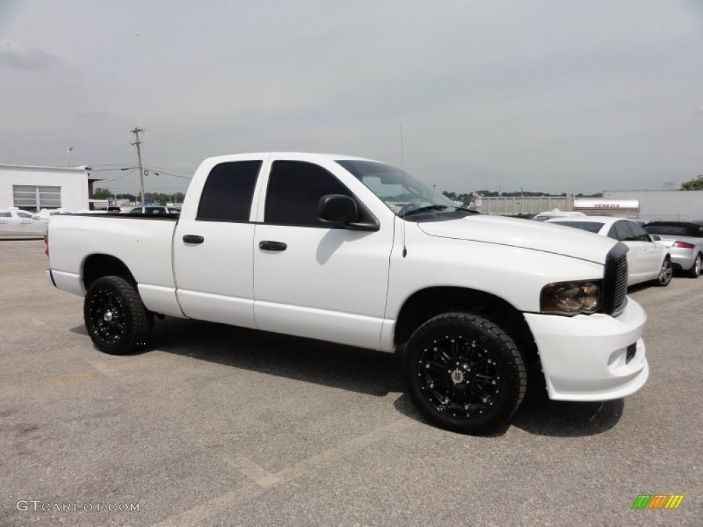 2005 Ram 1500 ST Quad Cab - Bright White / Dark Slate Gray photo #6