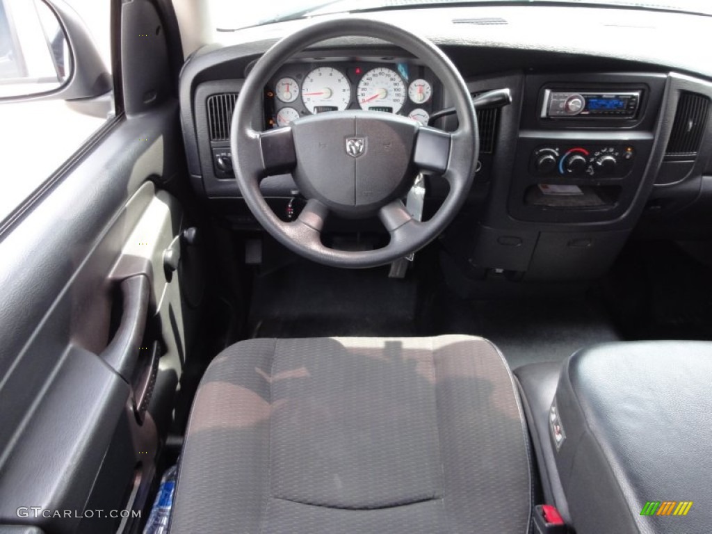 2005 Ram 1500 ST Quad Cab - Bright White / Dark Slate Gray photo #27