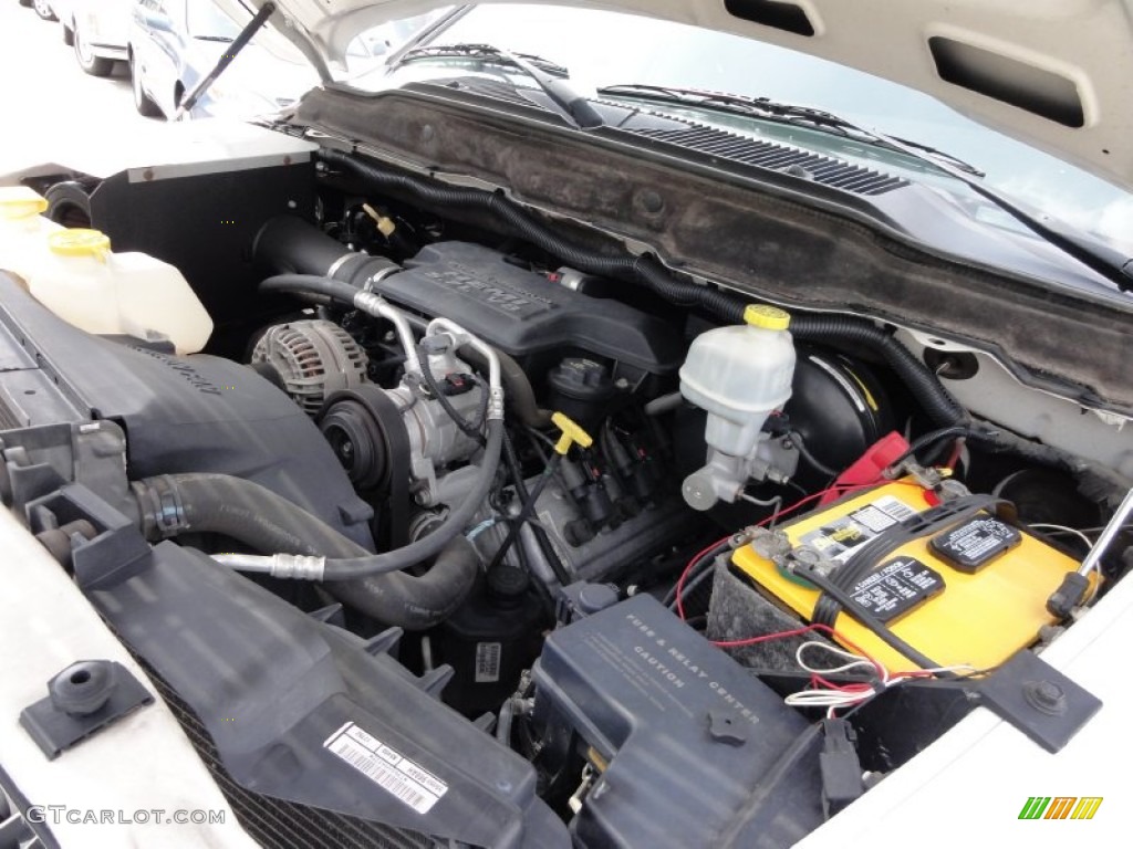 2005 Ram 1500 ST Quad Cab - Bright White / Dark Slate Gray photo #32