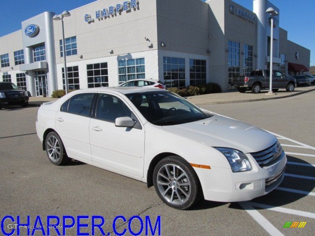 White Suede Ford Fusion