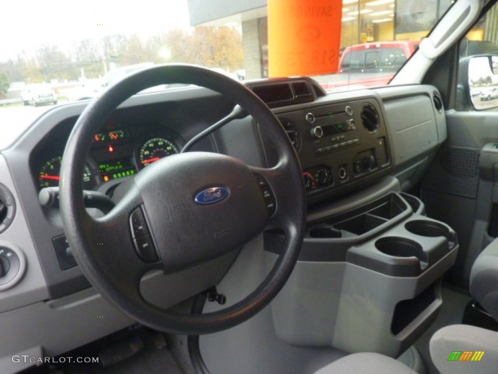 2011 Ford E Series Van E350 XLT Passenger Medium Flint Dashboard Photo #56145116