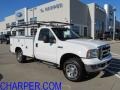 Oxford White Clearcoat - F250 Super Duty XLT Regular Cab 4x4 Utility Photo No. 1