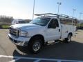 Oxford White Clearcoat - F250 Super Duty XLT Regular Cab 4x4 Utility Photo No. 8