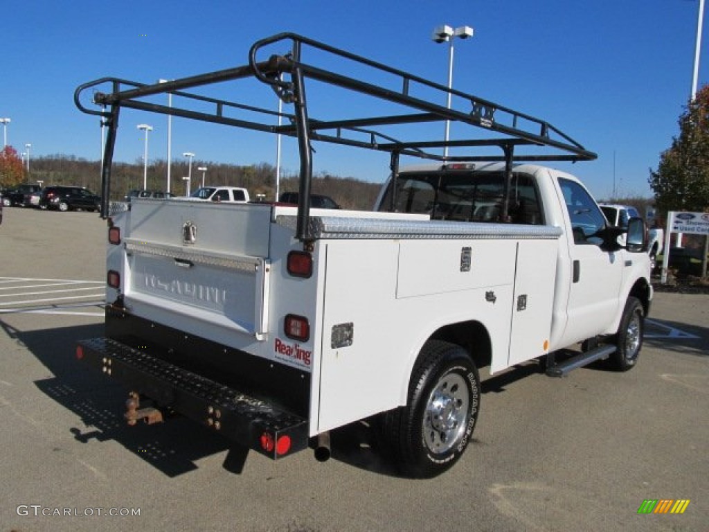 Oxford White Clearcoat 2007 Ford F250 Super Duty XLT Regular Cab 4x4 Utility Exterior Photo #56145293