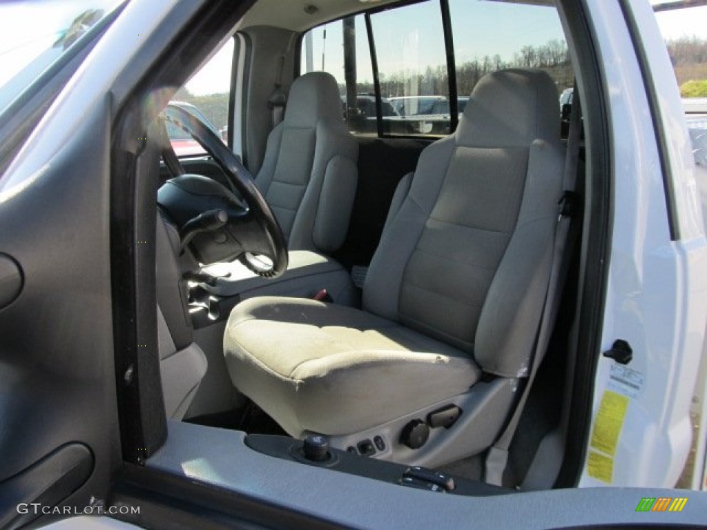 Medium Flint Interior 2007 Ford F250 Super Duty XLT Regular Cab 4x4 Utility Photo #56145356