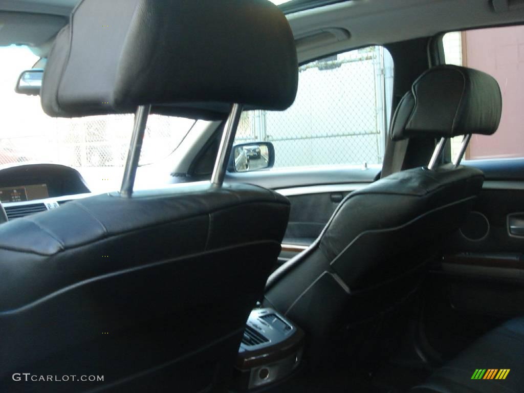 2003 7 Series 745i Sedan - Jet Black / Black/Black photo #7