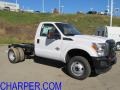 Oxford White 2012 Ford F350 Super Duty XL Regular Cab 4x4 Chassis