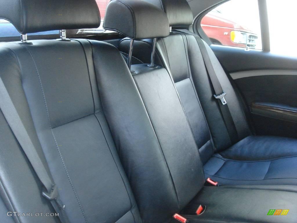 2003 7 Series 745i Sedan - Jet Black / Black/Black photo #9