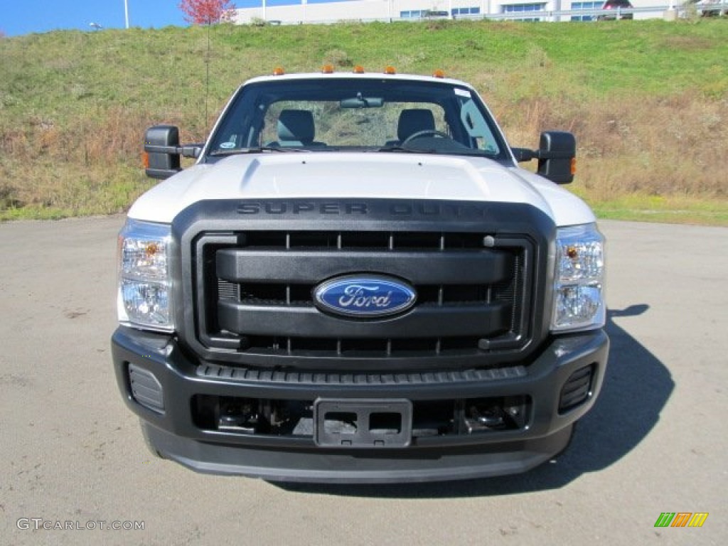 Oxford White 2012 Ford F350 Super Duty XL Regular Cab 4x4 Chassis Exterior Photo #56145662