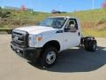 2012 Oxford White Ford F350 Super Duty XL Regular Cab 4x4 Chassis  photo #7