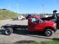 2012 Vermillion Red Ford F350 Super Duty XL Regular Cab 4x4 Chassis  photo #2