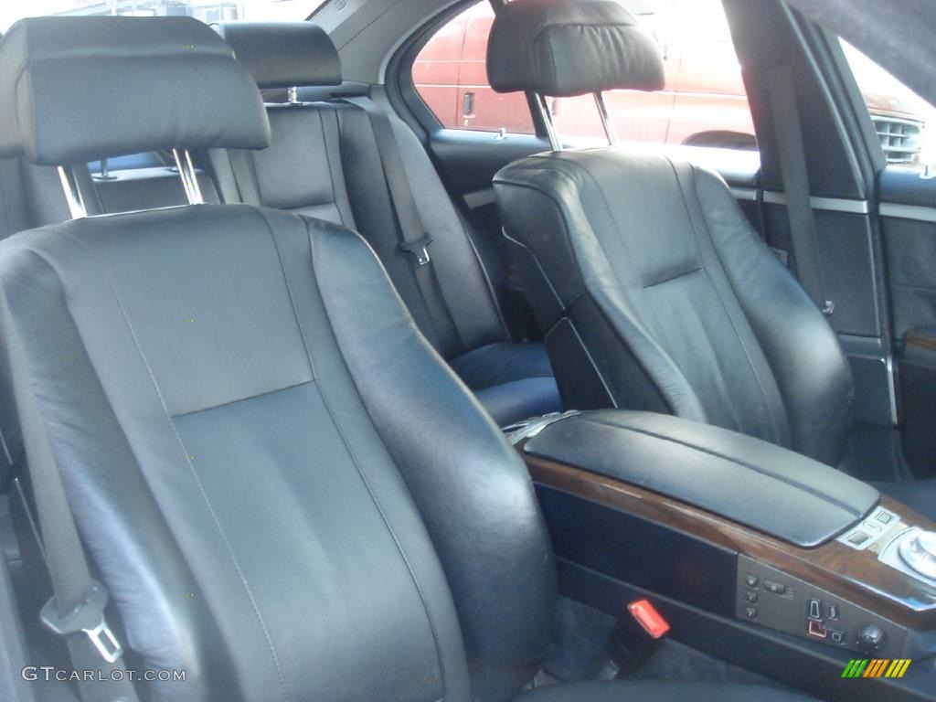 2003 7 Series 745i Sedan - Jet Black / Black/Black photo #12
