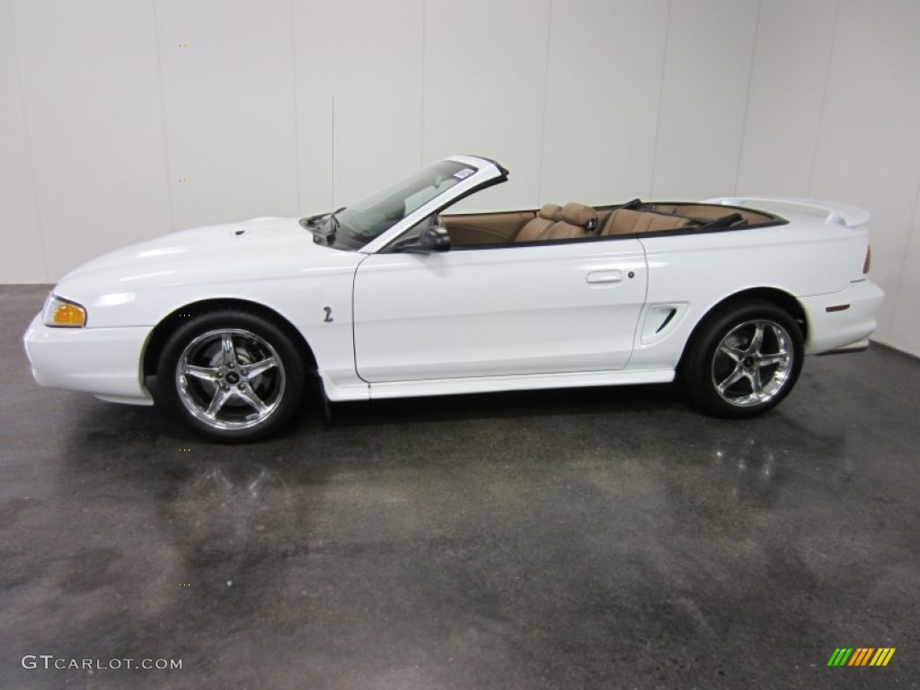 Ultra White 1998 Ford Mustang SVT Cobra Convertible Exterior Photo #56146928