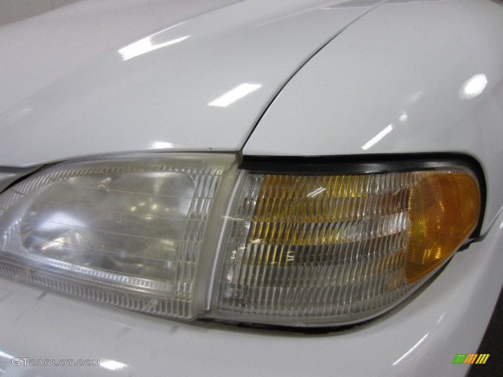 1998 Mustang SVT Cobra Convertible - Ultra White / Saddle photo #4