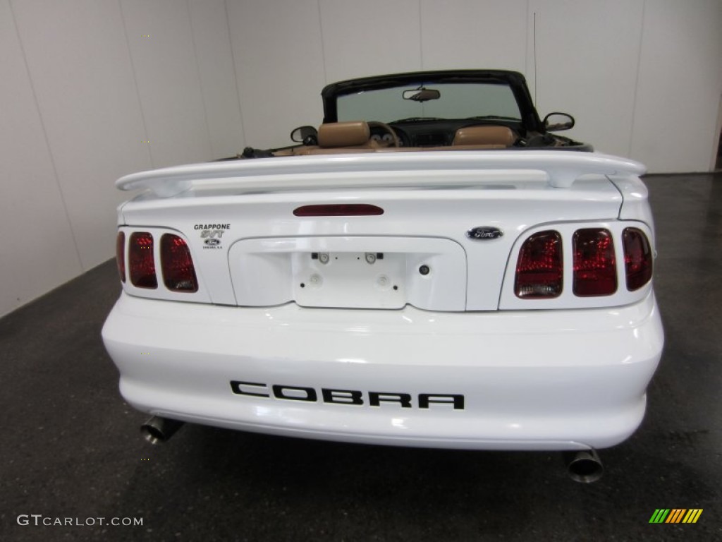 Ultra White 1998 Ford Mustang SVT Cobra Convertible Exterior Photo #56146970
