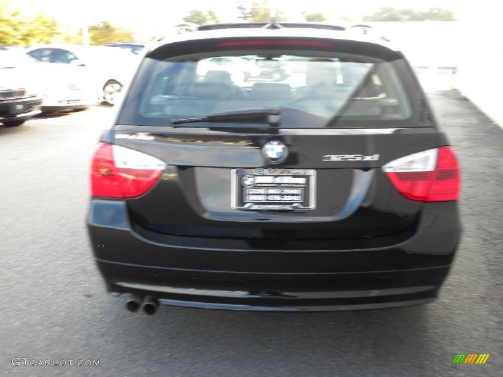 2006 3 Series 325xi Wagon - Jet Black / Grey photo #10