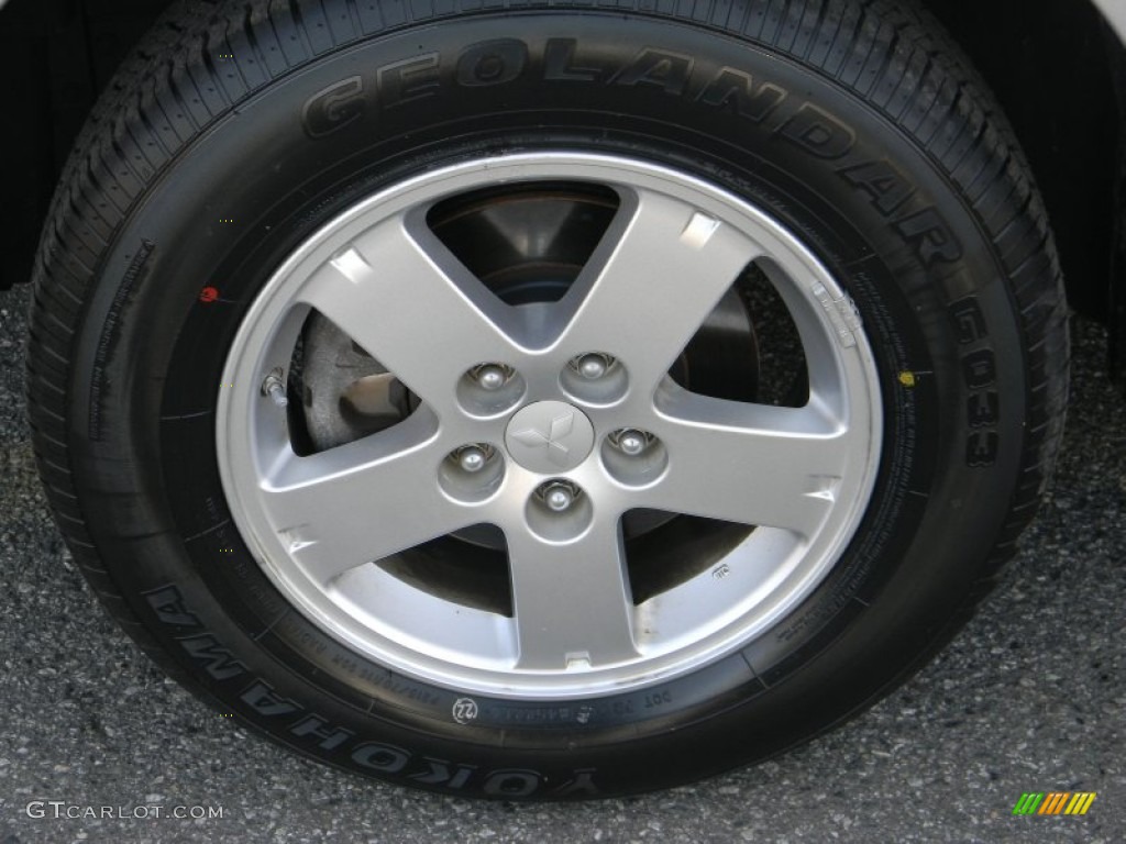 2007 Outlander LS 4WD - Cool Silver Metallic / Black photo #11