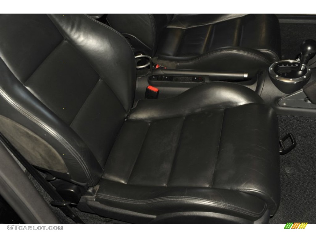 Ebony Interior 2004 Audi TT 1.8T Roadster Photo #56148602