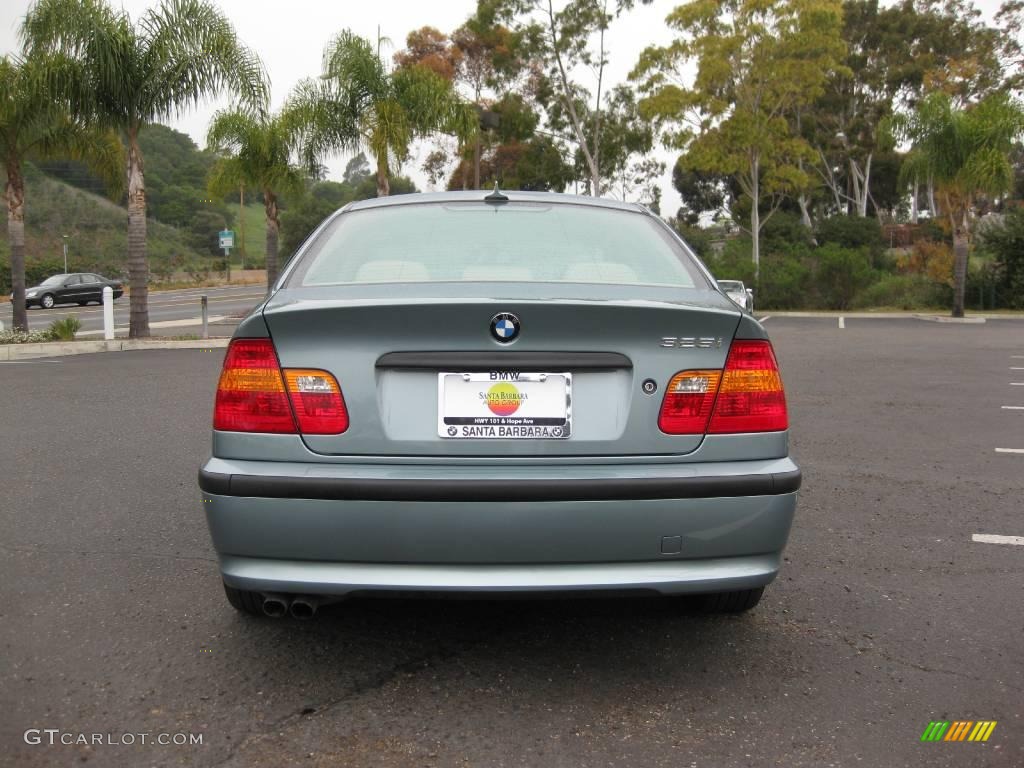 2005 3 Series 325i Sedan - Gray Green Metallic / Sand photo #5